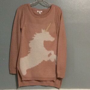 Lauren Conrad Womens Poly/Acrylic Unicorn Sweater Sz XS